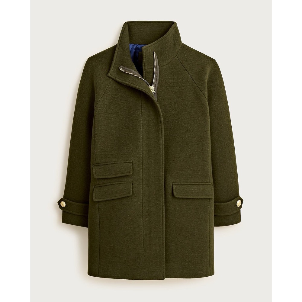 J. CREW Toscana coat in Italian stadium-cloth wool blend Size 00 NWT $348 CE180